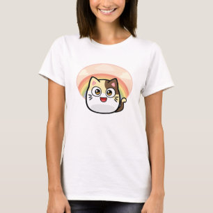 Camiseta T-shirt das mulheres do gato da vaia