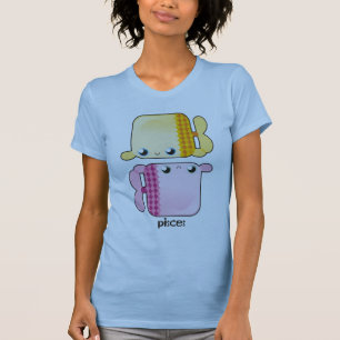 Camiseta T-shirt das mulheres dos peixes