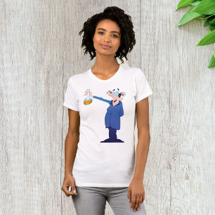 Camiseta T-Shirt das Mulheres Loucas e Cientistas