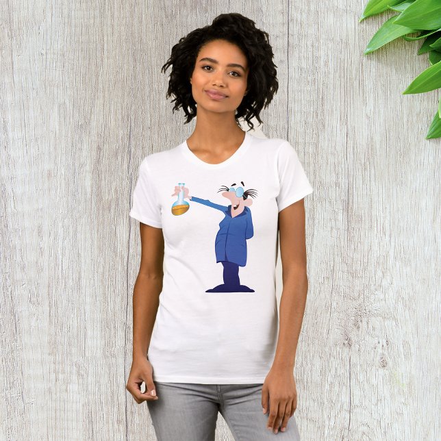 Camiseta T-Shirt das Mulheres Loucas e Cientistas (Criador carregado)