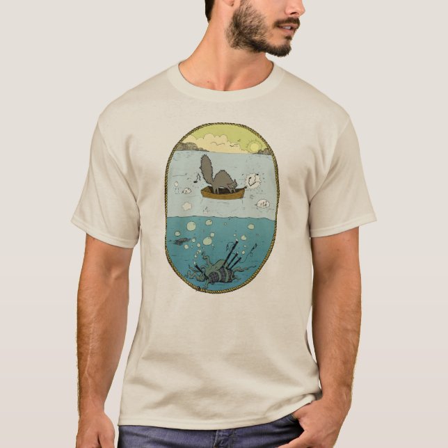 Camiseta T-shirt das Octo-Tubulações dos homens (Frente)