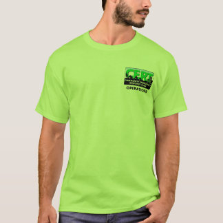 Camiseta T-shirt das operações do CERT
