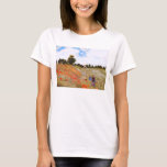 Camiseta T-shirt das papoilas de Monet<br><div class="desc">T-shirt das papoilas de Monet. Óleo em canvas desde 1873. Uma de Monet o mais famoso e de pinturas mais adiantadas amados, Coquelicots ou papoilas vermelhas caracteriza duas mulheres que andam com suas crianças em um campo ensolarado de flores vermelhas da papoila. Um presente bonito para fãs de Monet, de...</div>