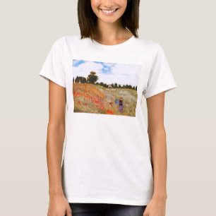 Camiseta T-shirt das papoilas de Monet