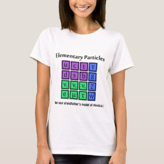 Camiseta T-shirt das partículas elementares