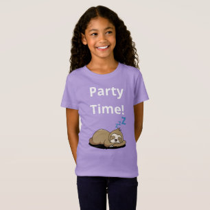 Camiseta T-shirt das partidárias do Time Girls' Fine Jersey