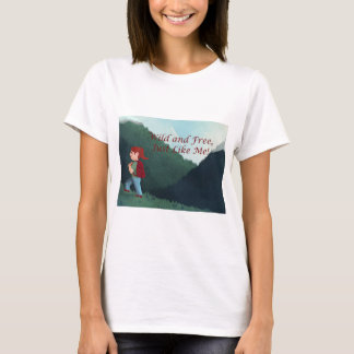 Camiseta T-shirt das raparigas Adventure