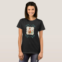 Camiseta T-shirt das raposas do Fox da mãe & do bebê