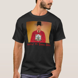 Camiseta T-shirt das realizações da canela do almirante Yi