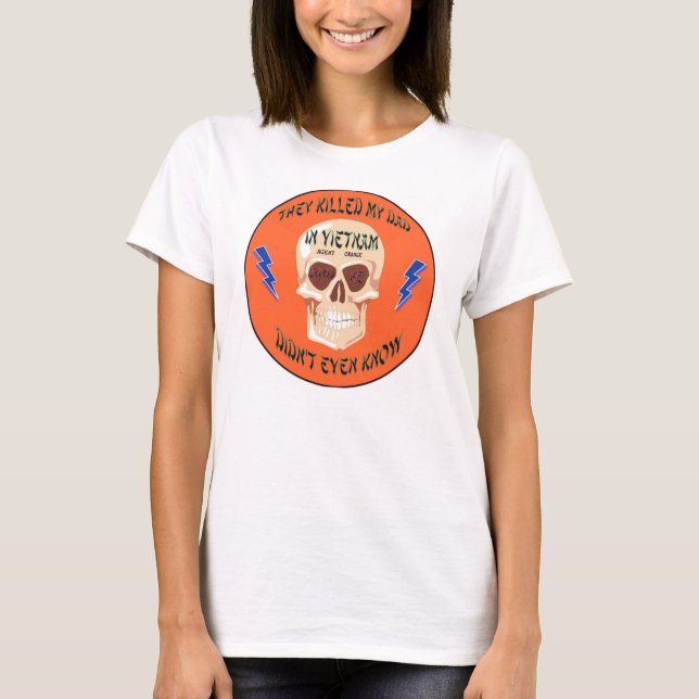 Camiseta T-shirt das senhoras Agent Orange (Frente)