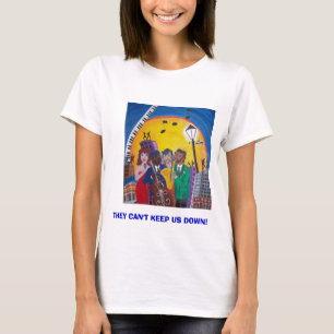 CAMISETA T-SHIRT DAS SENHORAS DE NOVA ORLEÃES KATRINA