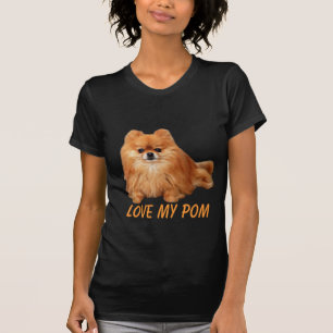 Camiseta T-shirt das senhoras de Pomeranian