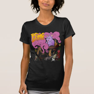 Camiseta T-shirt das senhoras de ProgSphere pequeno: Preto