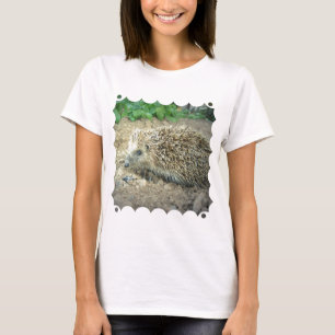 Camiseta T-shirt das senhoras do cuidado do ouriço