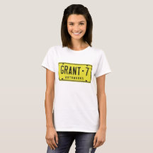 T-shirt das senhoras do logotipo G7