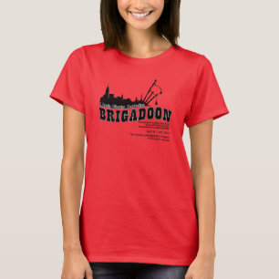 Camiseta T-shirt das senhoras do molde de Brigadoon