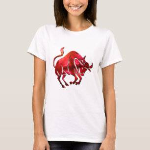 Camiseta T-shirt das senhoras do símbolo do Taurus