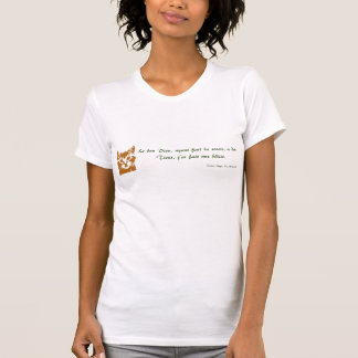 Camiseta T-shirt das senhoras: Le Conversa