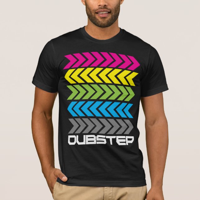 Camiseta T-shirt das setas de Dubstep (Frente)