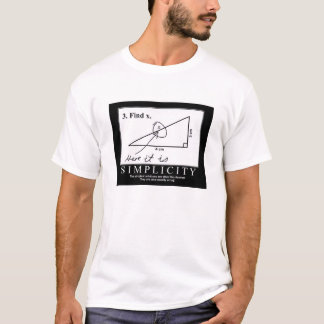 Camiseta T-shirt das soluções simples