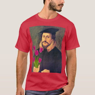 Camiseta T-shirt das tulipas de Calvin