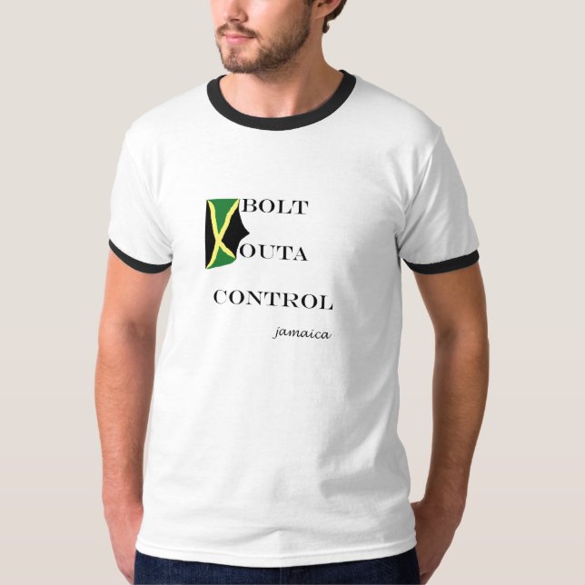 Camiseta T-shirt de 058 Jamaica (campainha) do "controle de (Frente)