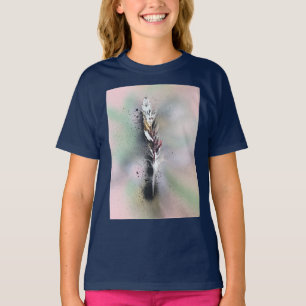 Camiseta T-shirt de 2 miúdos da pena