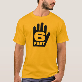Camiseta T-shirt de "6 PÉS" - GRÁFICO GRANDE