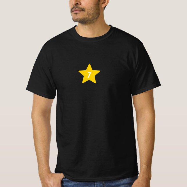 Camiseta t-shirt de 7 estrelas (Frente)