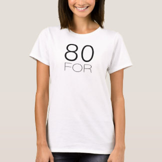 Camiseta t-shirt de 80FOR le Blanc Femme
