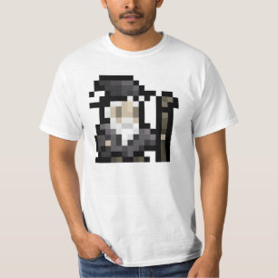 Camiseta t-shirt de 8 bits da arte do pixel do Sprite do