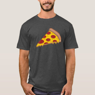 Camiseta t-shirt de 8 bits da obscuridade da pizza