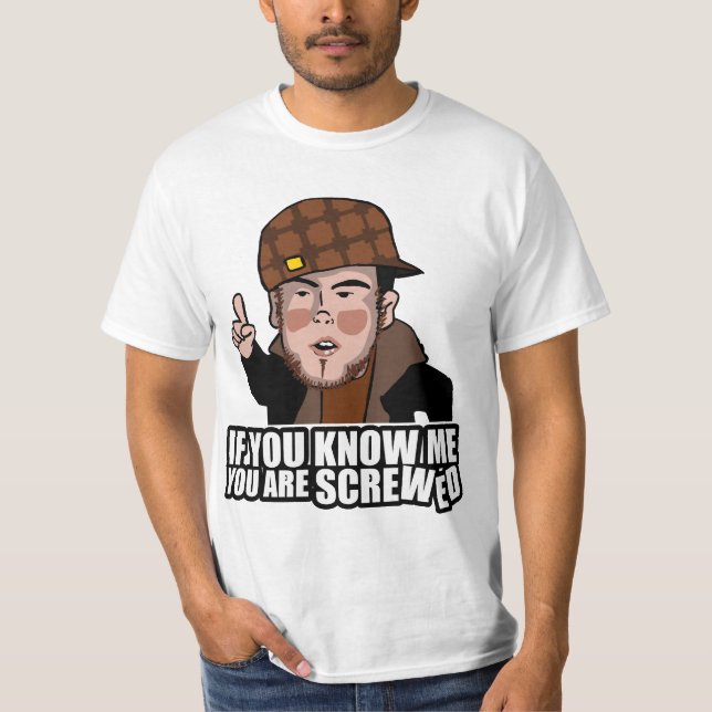 CAMISETA T-SHIRT DE 9 MORDAÇAS - SCUMBAG STEVE (Frente)