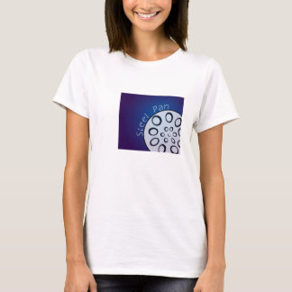 Camiseta T-shirt de aço da bandeja