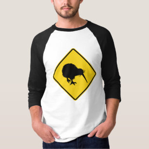 Camiseta T-shirt de advertência do quivi