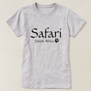 Camiseta T-shirt de África do Sul do safari