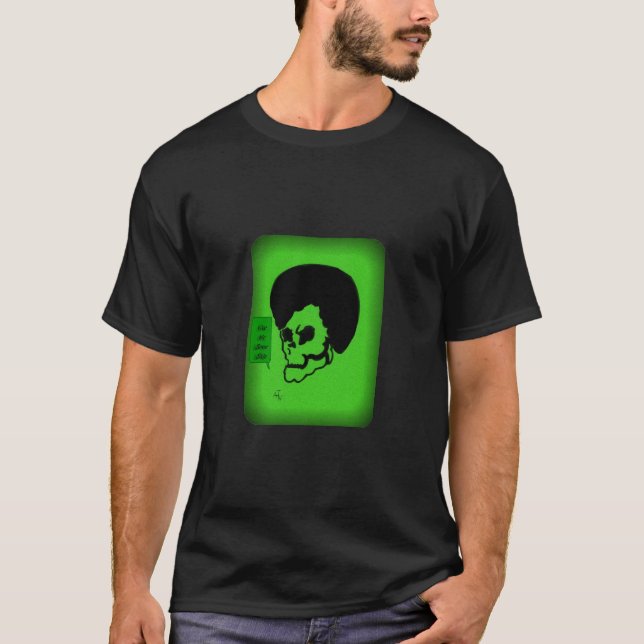 Camiseta T-shirt de "AFRO-SKULL " (Frente)