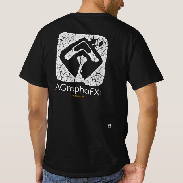 Camiseta T-shirt de AGraphaFX #SIGGswag2018 (Verso)