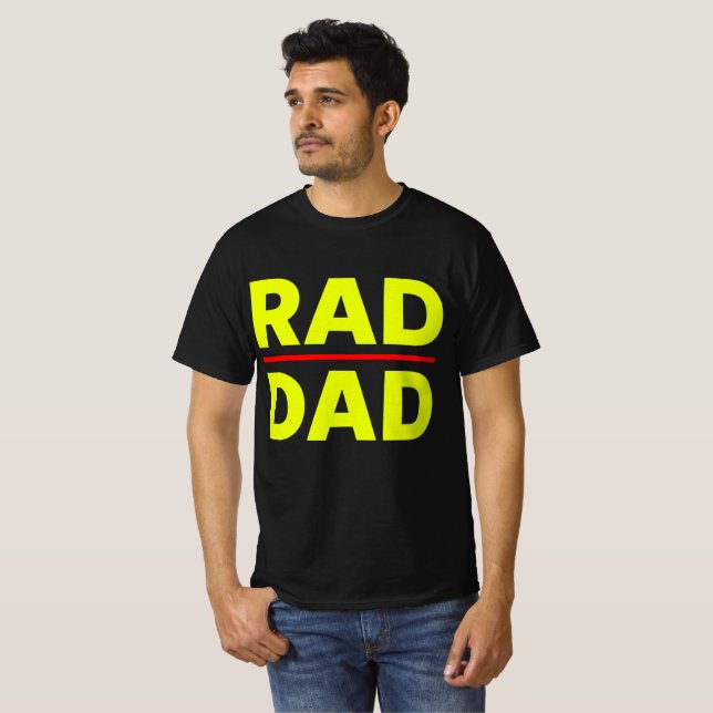 Camiseta T-Shirt De Algodão De Pai Rad (Frente Completa)