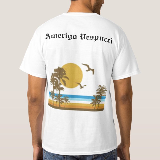 Camiseta T-shirt de Amerigo Vespucci (Verso)
