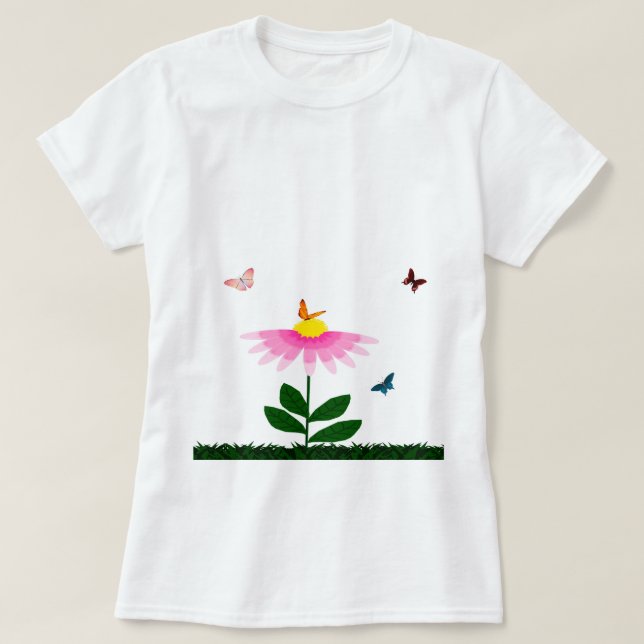 Camiseta T-Shirt de Amigos da Springtime (Frente do Design)