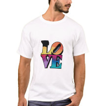 t-shirt de amor