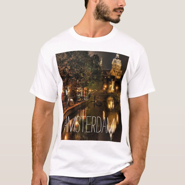 Camiseta T-shirt de Amsterdão (Frente)