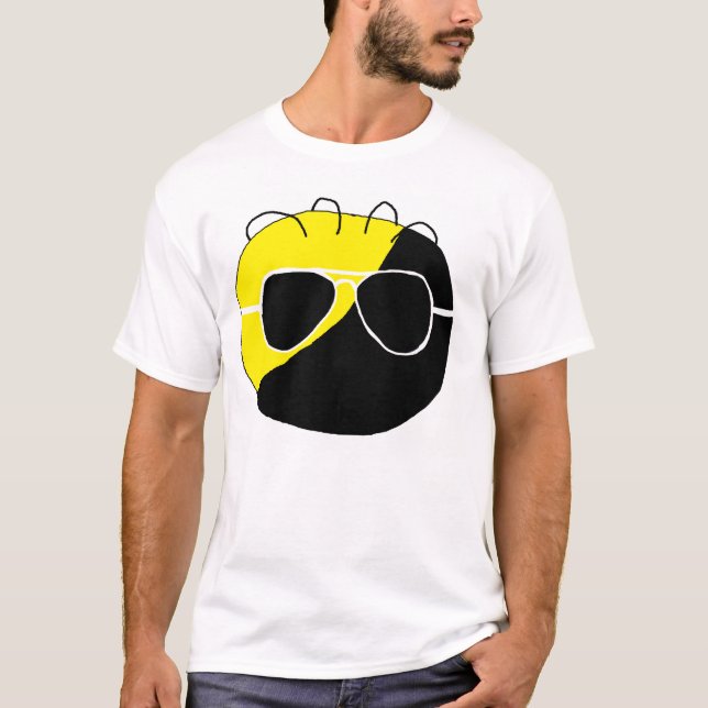 Camiseta T-shirt de AnCap AnarchyBall (Frente)