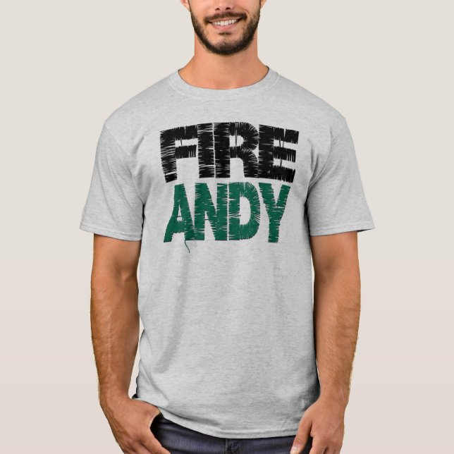 Camiseta T-shirt de Andy do fogo (Frente)