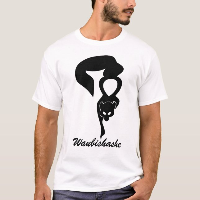 Camiseta T-shirt de Anishinabek Dodem Waubishashe (Frente)