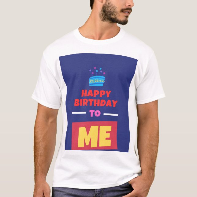 Camiseta t-shirt de aniversário (Frente)