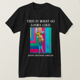 Camiseta T-Shirt de aniversário de 60.º Milestone Personali
