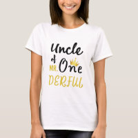 T-shirt de aniversário engraçado do primeiro tio d