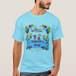 Camiseta T-Shirt de Aniversário Personalizado para Mãe ou P